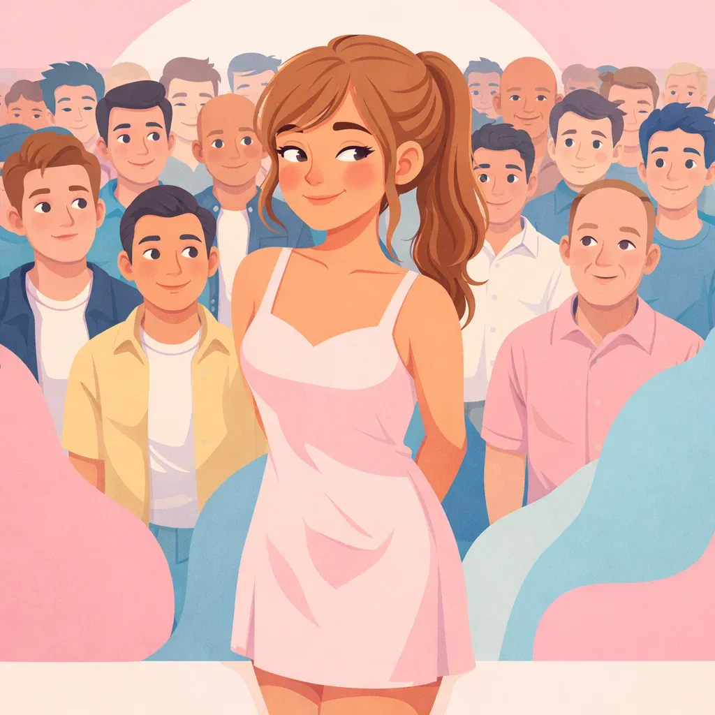 Erotic series cover for The Nympho